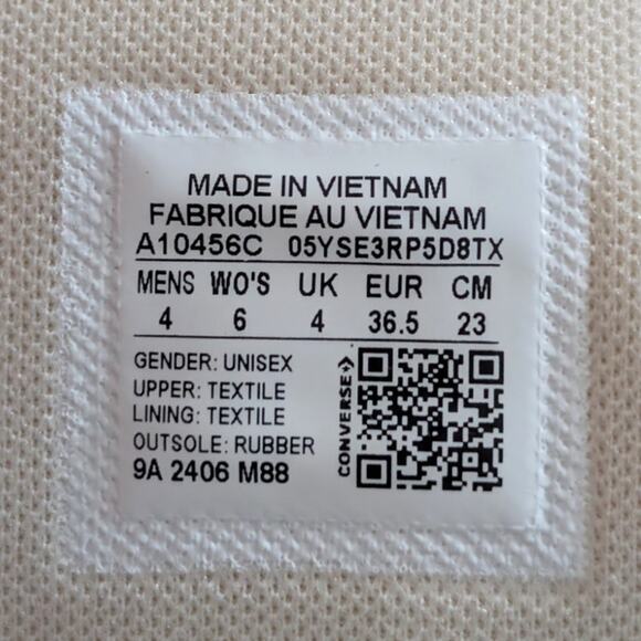 Converse CTAS XXHI Womens 6 White Pink Black Canvas Knee High Sneaker Boot NEW - Picture 6 of 10